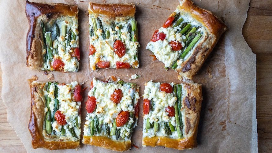 Asparagus Feta Tart